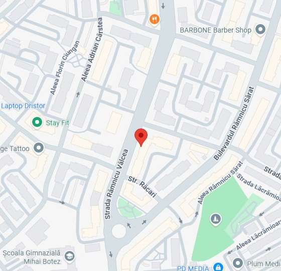 Captură Google Maps cu locația ICON MEDICUS CENTER, Str. Râmnicu Vâlcea, Nr. 31, Sector 3, București